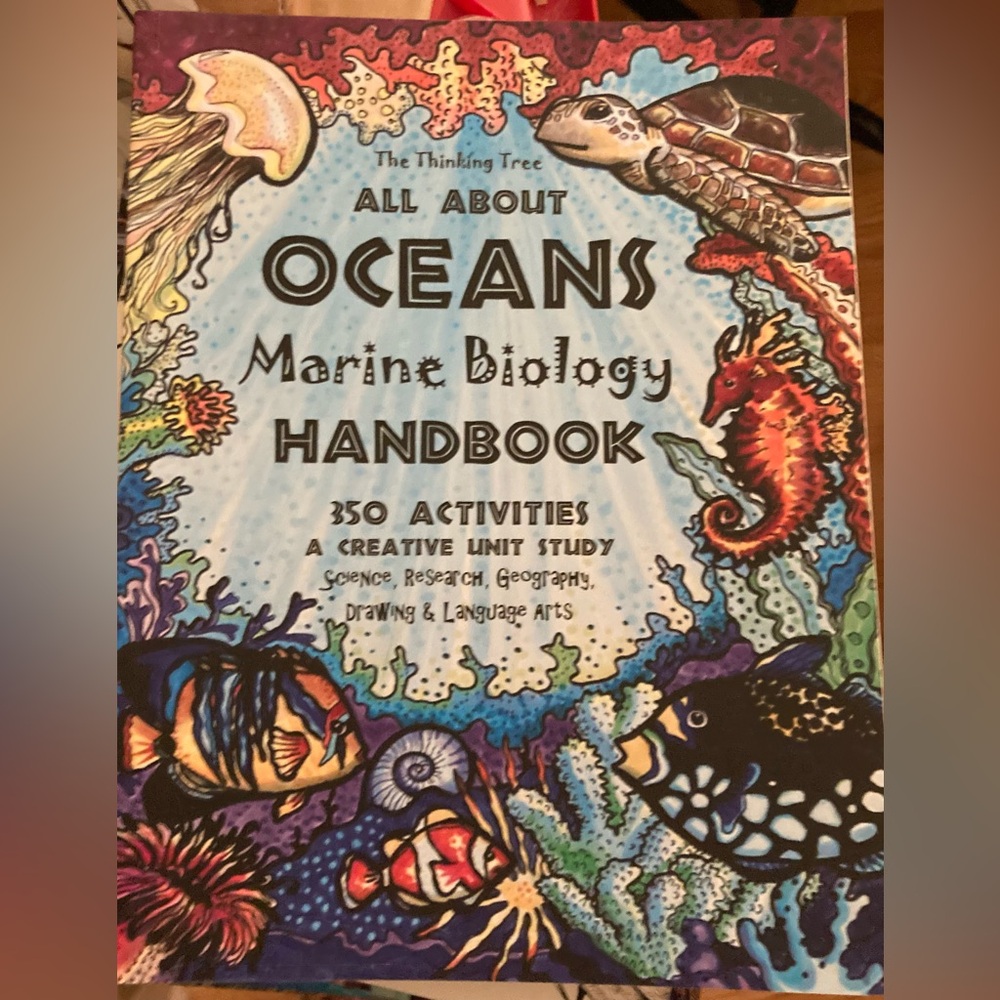All About Oceans Marine Biology Handbook Activity Home Schooling Activity Book